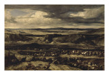 Marius défait les Cimbres dans la plaine située entre Belsannettes et la grande Fugère dit La reproduction procédé giclée par Alexandre Gabriel Decamps