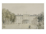 Recueil de 21 vues de Paris et de ses environs : "château de Saint-Leu. Façade sur cour avec Giclee Print by Victor-Jean Nicolle