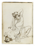 Album : Femme désespérée à côté d'un homme mort, gisant sur le sol Lámina giclée por Antoine-Jean Gros Album : Femme désespérée à côté d'un homme mort, gisant sur le sol Lámina giclée por Antoine-Jean Gros