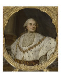 Chambre de la Reine : dessus de glace (entre-fenêtres) : "Louis XVI, roi de France et de Navarre reproduction procédé giclée par Joseph Siffred Duplessis