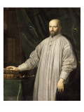 Jean-Ambroise Duvergier de Hauranne, abbé de Saint-Cyran (1581-1643) devant la Bible et les Reproduction procédé giclée par Philippe De Champaigne