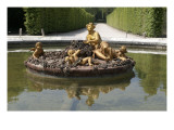 Vue du parc: bassin de Flore (de la suite des bassins des Quatre Saisons) : l'île du Printemps, Reproduction procédé giclée par Jean-Baptiste Tuby