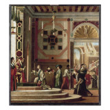 Copie d'après Carpaccio (la légende de sainte Ursule, Venise, Académie) Giclée-tryk af Vittore Carpaccio Copie d'après Carpaccio (la légende de sainte Ursule, Venise, Académie) Giclée-tryk af Vittore Carpaccio
