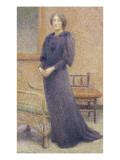 Jeune femme debout : Louise Claire Chardon, devenue Mme Hippolyte Petitjean en 1904 Giclée-Druck von Hippolyte Petitjean