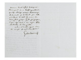 Lettre autographe signée Eugène Delacroix à P.A Berryer, le 11 Mai 1855 Giclee Print by Eugene Delacroix