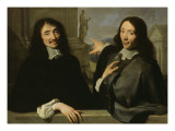 Portraits présumés de Jean Perrault, président à la cour des comptes, et d'Abraham Girard, son reproduction procédé giclée par Philippe De Champaigne