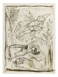 Album : Jeune-femme enlevée par un dieu sous les yeux d'une femme casquée Lámina giclée por Antoine-Jean Gros Album : Jeune-femme enlevée par un dieu sous les yeux d'une femme casquée Lámina giclée por Antoine-Jean Gros