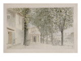 Recueil de 21 vues de Paris et de ses environs : "institution nationale de Saint-Germain-en-Laye Reproduction procédé giclée par Victor-Jean Nicolle