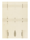 Projet d'un monument que l'on suppose placé aux frontières de la France et de l'Italie : plan au Lámina giclée por Henri Labrouste