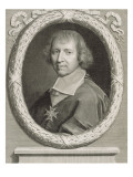 François de Harlay de Champvallon, abbé de Jumièges en 1660, Archevêque de Rouen en 1651 puis de reproduction procédé giclée par Robert Nanteuil