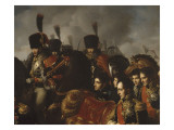 Le maréchal Lannes mortellement blessé près d'Essling le 22 mai 1809 (mort le 31 mai suivant) - Giclee-trykk av Albert-Paul Bourgeois Le maréchal Lannes mortellement blessé près d'Essling le 22 mai 1809 (mort le 31 mai suivant) - Giclee-trykk av Albert-Paul Bourgeois
