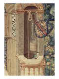 La Tenture de Saint Etienne, pièce VI : L'invention des reliques; scène 9 : Gamaliel ensevelit le Lámina giclée por Colijn de Coter