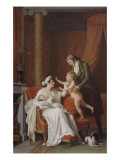 François-Bernard Boyer-Fonfrede (1767-1845) présentant son fils Jean-François-Bernard (1797-1849) Giclée-Druck von Francois Andre Vincent