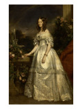 Victoire Auguste Antoinette, duchesse de Saxe, princesse de Saxe-Cobourg-Gotha, duchesse de Giclee Print by Franz Xaver Winterhalter