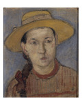 Jeune créole reproduction procédé giclée par Paul Gauguin