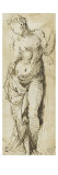Torse de femme sans tête ni bras, vu de face : Vénus ; Homme nu debout, de dos, les jambes Giclée-tryk af Domenico Beccafumi Torse de femme sans tête ni bras, vu de face : Vénus ; Homme nu debout, de dos, les jambes Giclée-tryk af Domenico Beccafumi