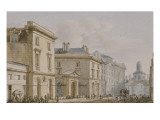 Vue du Collège impérial de France, institué par François Ier en 1530, pour l'Enseignement des Reproduction procédé giclée par Victor-Jean Nicolle