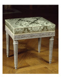 Tabouret haut: faisant partie du mobilier livré en 1788 pour la chambre à coucher du Petit Giclee Print by Georges Jacob