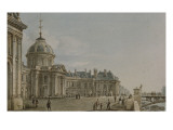 Vue du cy-devant Collège des Quatre Nations,actuellement le palais des beaux-arts et de reproduction procédé giclée par Victor-Jean Nicolle