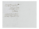 Autograph Letter Signed Eugène Delacroix Pa Berryer  Giclee Print by Eugene Delacroix