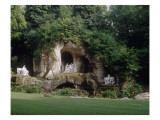 Vue du parc: bosquet des Bains d'Apollon: "Apollon servi par les nymphes" de Girardon et Regnaudin reproduction procédé giclée