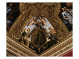 Vue intérieure: Grands Appartements: salon de Mercure : écoinçon sud-est "l Giclee Print by Jean-Baptiste de Champaigne