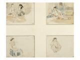 Quatre dessins; études pour 