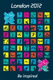 London 2012 Olympics (Pictograms) Poster