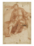 Jeune homme assis et endormi Giclee Print by Matteo Rosselli