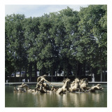 Vue du parc: bassin d'Apollon: Le char d'Apollon, 1668-1670 Reproduction procédé giclée par Jean-Baptiste Tuby