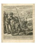 The Adventures of Don Quixote and Sancho Pansa, Illustration Giclee Print by Miguel Cervantes
