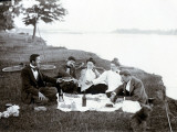 Picnic in 1900 Photographic Print
