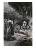Jules Verne, "César Cascabel", Illustration Giclée-Druck von Jules Verne