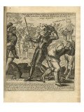 The Adventures of Don Quixote and Sancho Pansa, Illustration Giclee Print by Miguel Cervantes