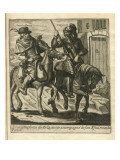 The Adventures of Don Quixote and Sancho Pansa, Illustration Giclee Print by Miguel Cervantes