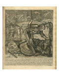 The Adventures of Don Quixote and Sancho Pansa, Illustration Giclee Print by Miguel Cervantes