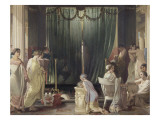 Zeuxis choisissant ses modèles reproduction procédé giclée par Victor Mottez