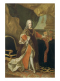 François Ier, empereur du Saint Empire germanique et d'Autriche, roi de Bohême et de Hongrie, il Lámina giclée por Anton von Maron