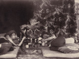 China, Opium Smokers Photographic Print