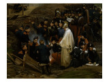 Siège de la citadelle d'Anvers par l'armée française commandée par le maréc reproduction procédé giclée par Horace Vernet