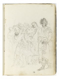 Album : Jeune-homme évanoui soutenu par une foule en face d'un homme Lámina giclée por Antoine-Jean Gros Album : Jeune-homme évanoui soutenu par une foule en face d'un homme Lámina giclée por Antoine-Jean Gros