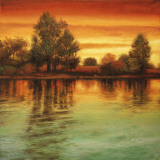 River Sunset I Posters by Neil Thomas