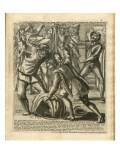 The Adventures of Don Quixote and Sancho Pansa, Illustration Giclee Print by Miguel Cervantes