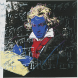 Beethoven, c.1987 (blue face) Affiches par Andy Warhol