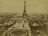 Paris, 1900 World Exhibition, View of the Champ De Mars from the Trocadero Photographie par Brothers Neurdein