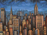 Twilight Skyline Art