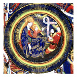 Manuscript of the Hours of Rohan-Montauban: Composition of Several Scenes Giclee Print