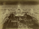 Paris, 1900 World Exhibition, The Champ De Mars and the Pavillon De L"Electricité De Nuit Photographic Print by Brothers Neurdein