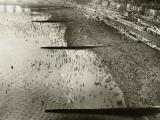 Aerial View of the Beach at Brighton, Sussex (1933) Photographic Print