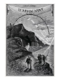 Jules Verne, Frontispiece of "The Green Ray" Giclée-Druck von Jules Verne